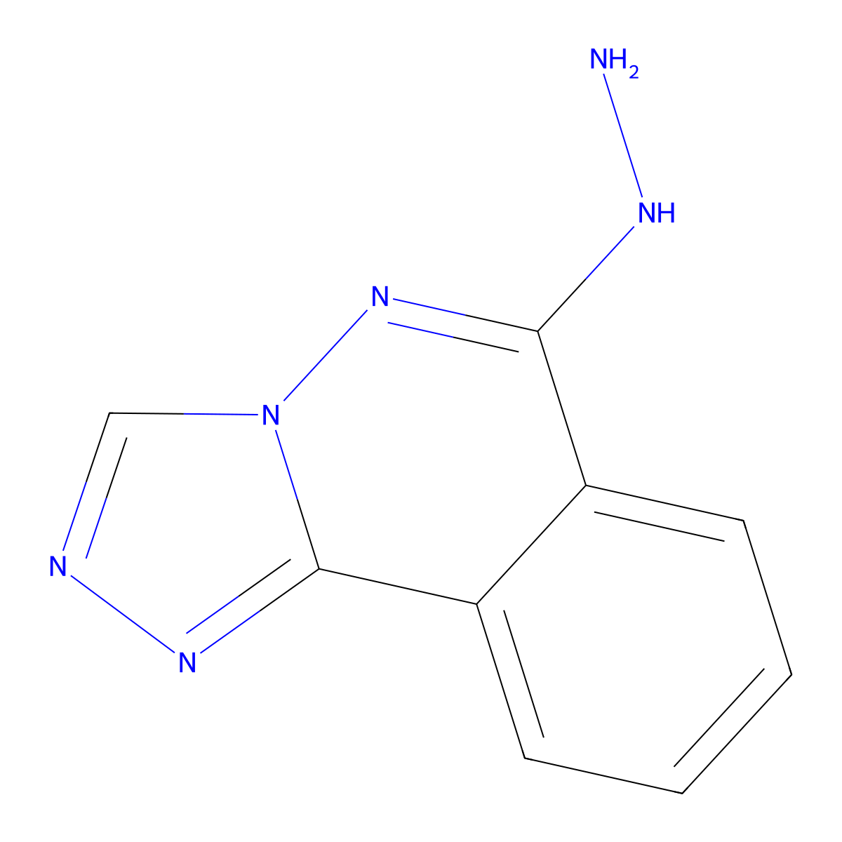 6-Hydrazino[1,2,4]triazolo[3,4-a]phthalazine molecular structure, CAS 21517-30-6