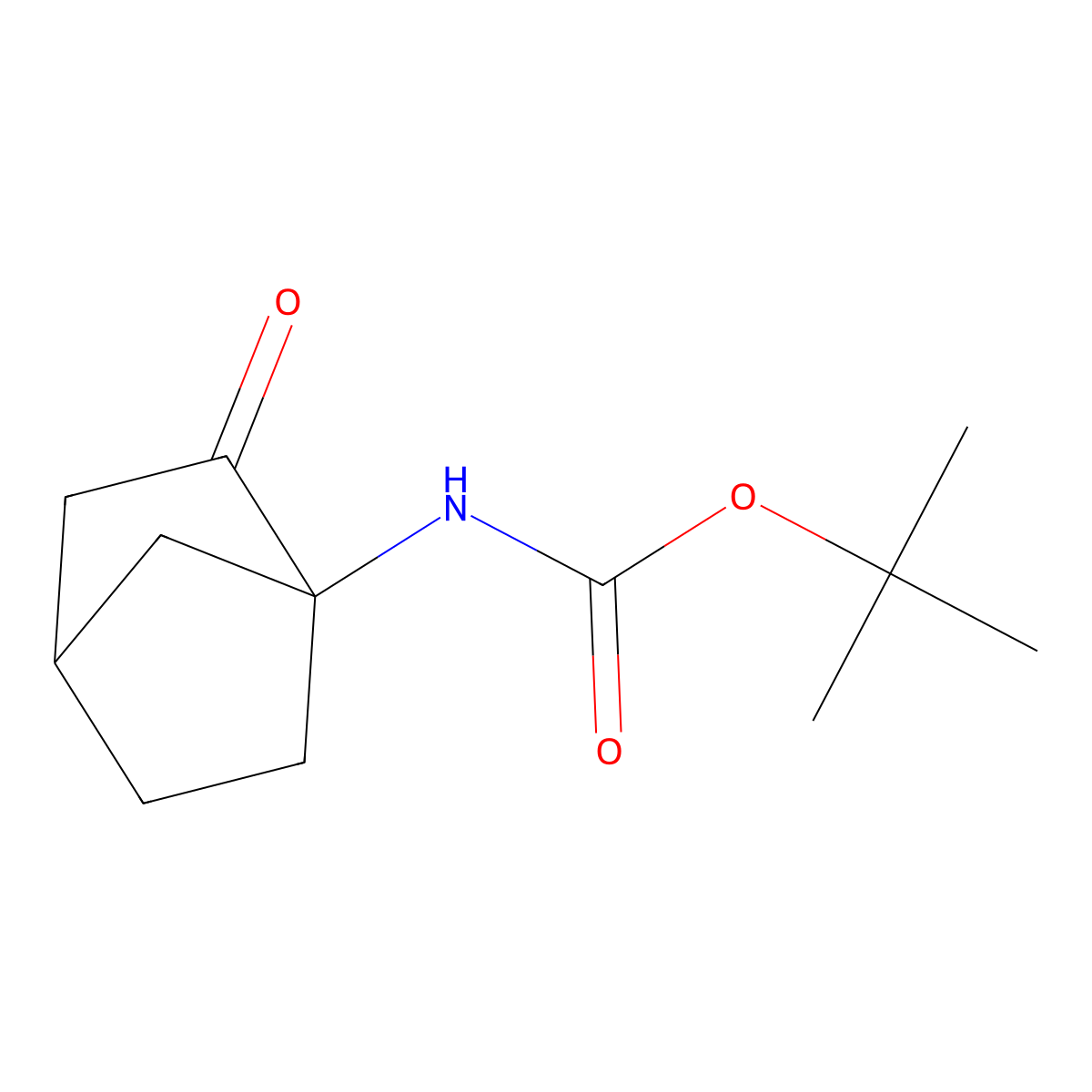 1-(Boc-amino)bicyclo[2.2.1]heptan-2-one molecular structure, CAS 2151859-12-8