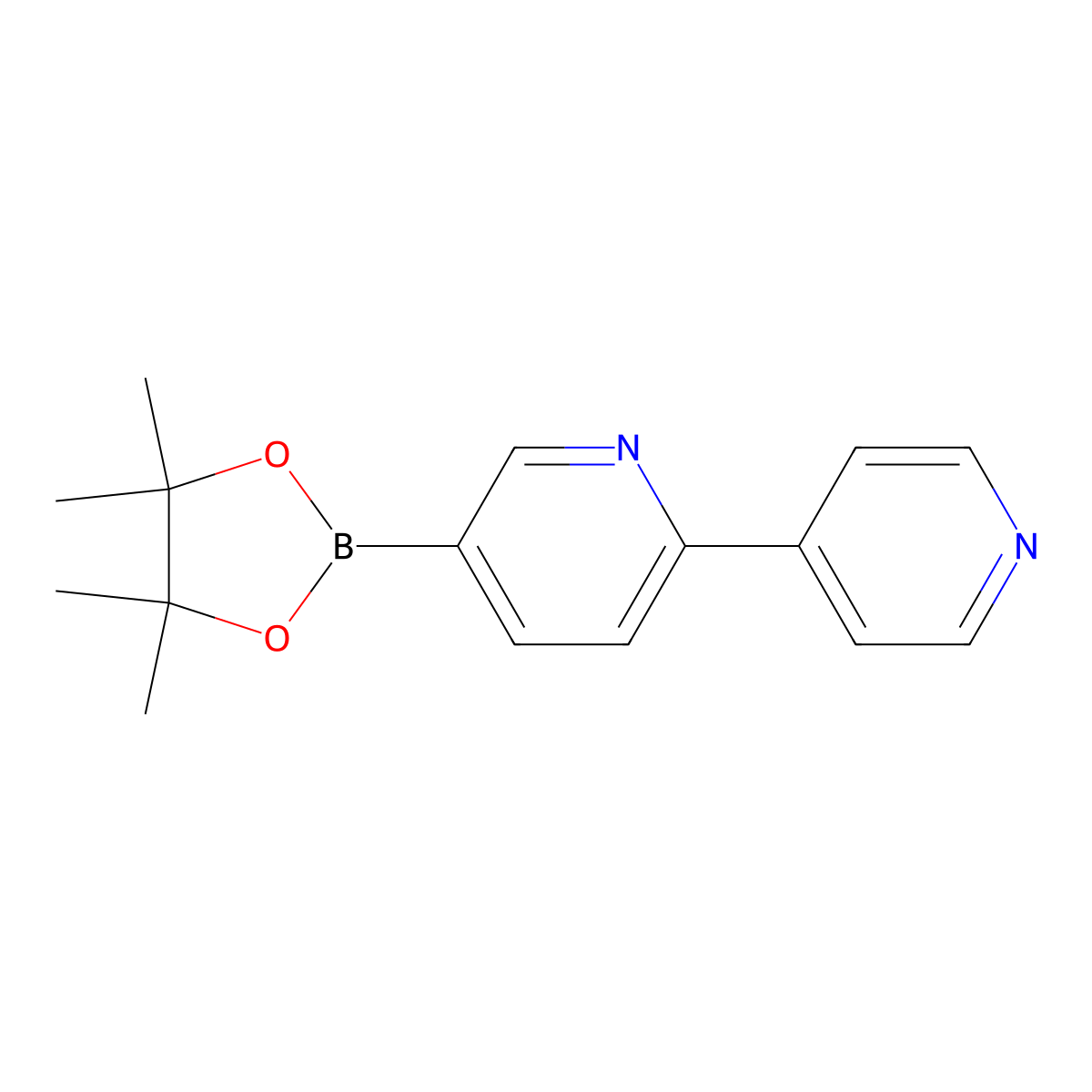 6-(4-Pyridyl)pyridine-3-boronic acid pinacol ester molecular structure, CAS 2151860-07-8