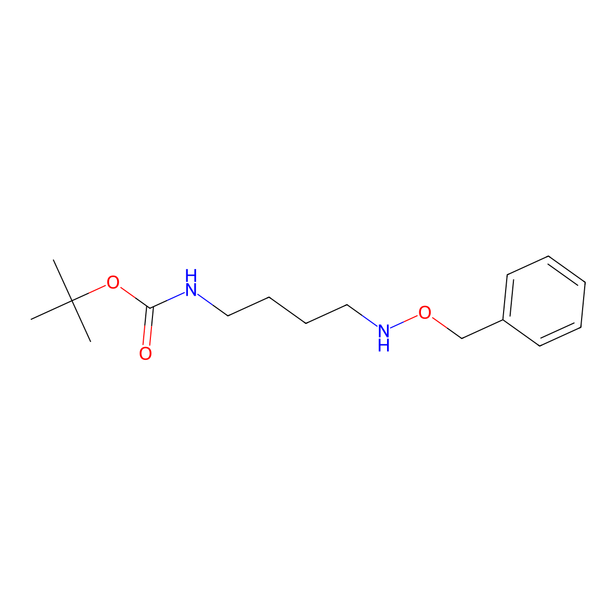 tert-butyl N-{4-[(benzyloxy)amino]butyl}carbamate molecular structure, CAS 2151945-14-9