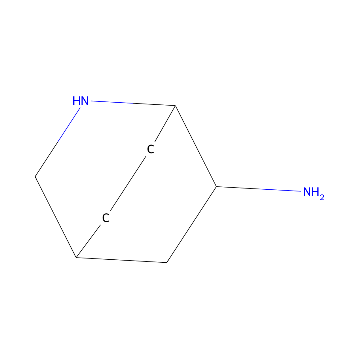 2-Azabicyclo[2.2.2]octan-6-amine molecular structure, CAS 2152028-60-7