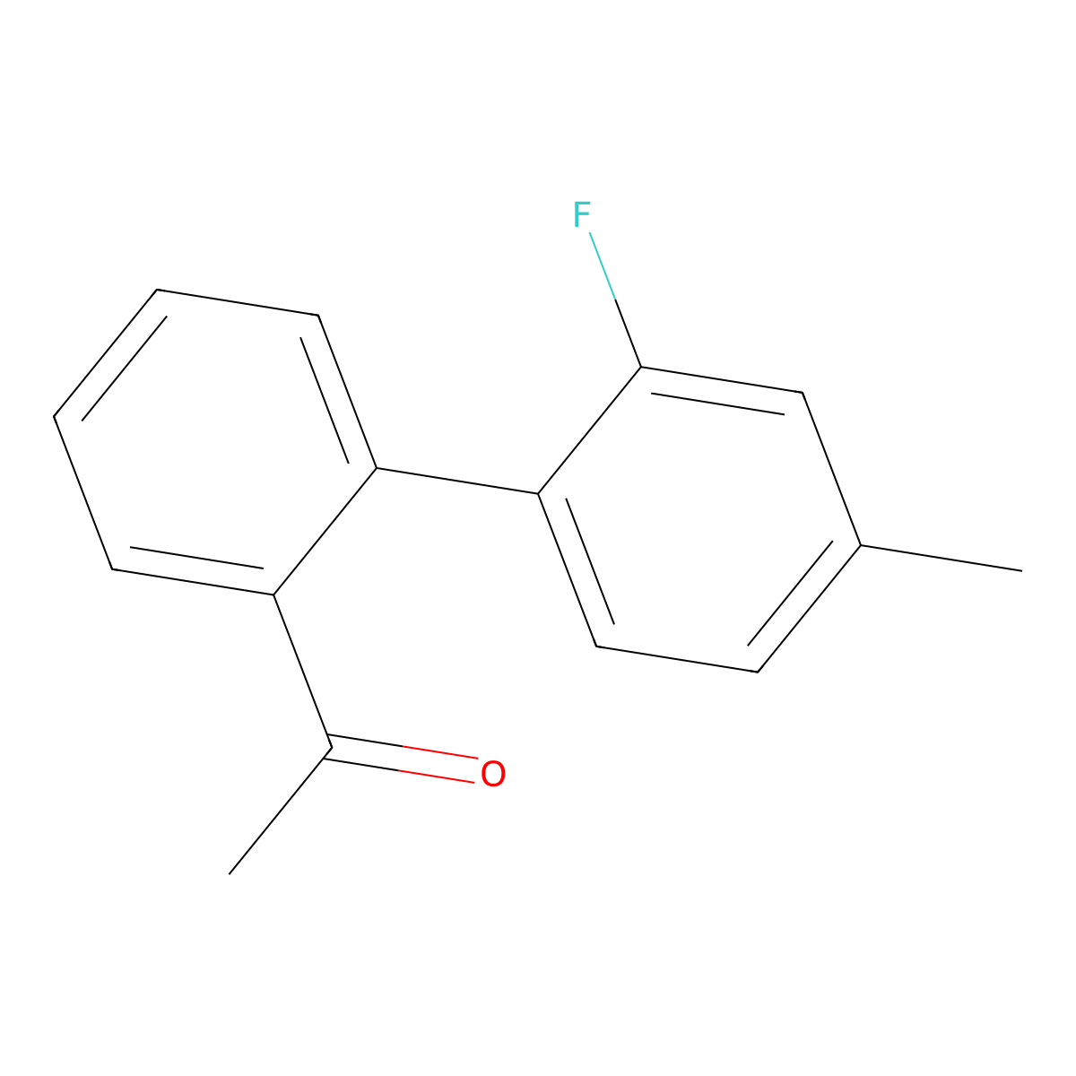 1-(2'-Fluoro-4'-methyl-[1,1'-biphenyl]-2-yl)ethanone molecular structure, CAS 2152344-02-8