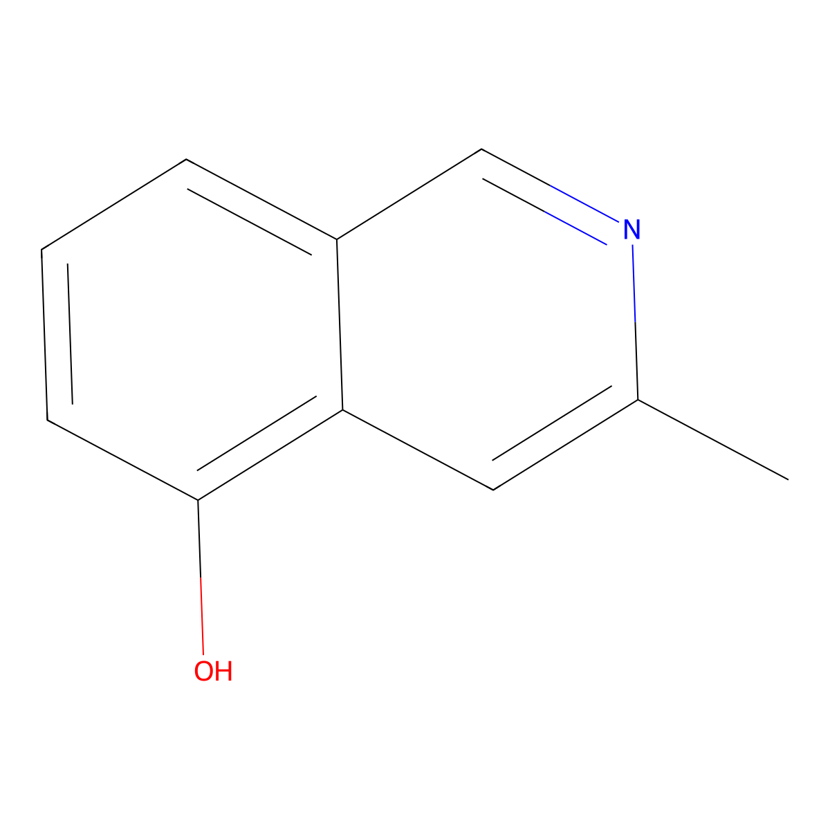 3-Methylisoquinolin-5-ol molecular structure, CAS 215237-76-6