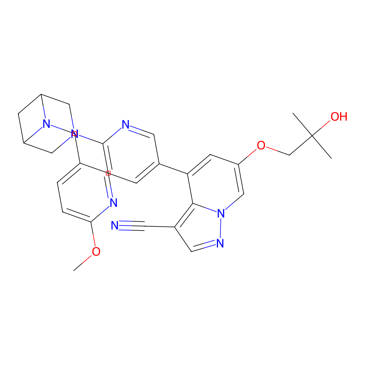 Selpercatinib molecular structure, CAS 2152628-33-4