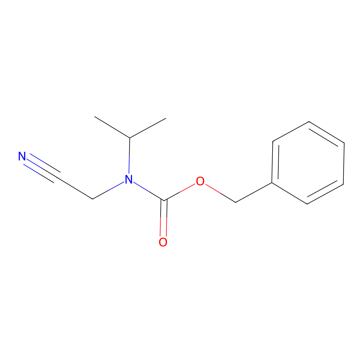 benzyl N-(cyanomethyl)-N-(propan-2-yl)carbamate molecular structure, CAS 2152917-85-4