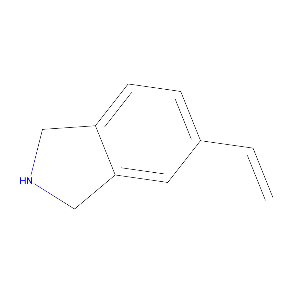 5-ethenyl-2,3-dihydro-1H-isoindole molecular structure, CAS 2152937-37-4