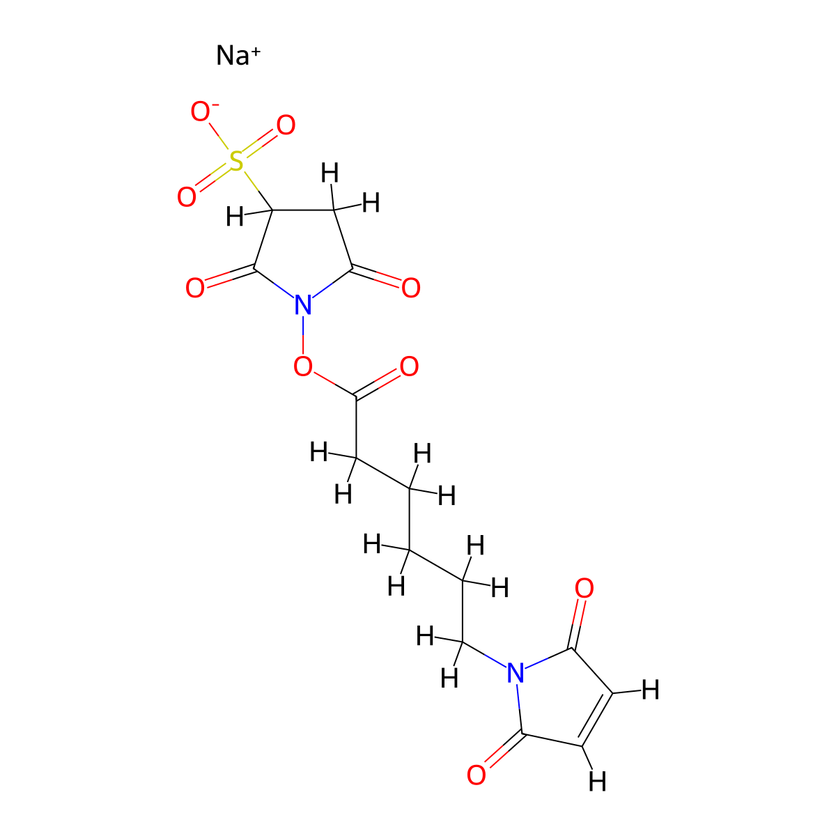 Sulfo-EMCS molecular structure, CAS 215312-86-0