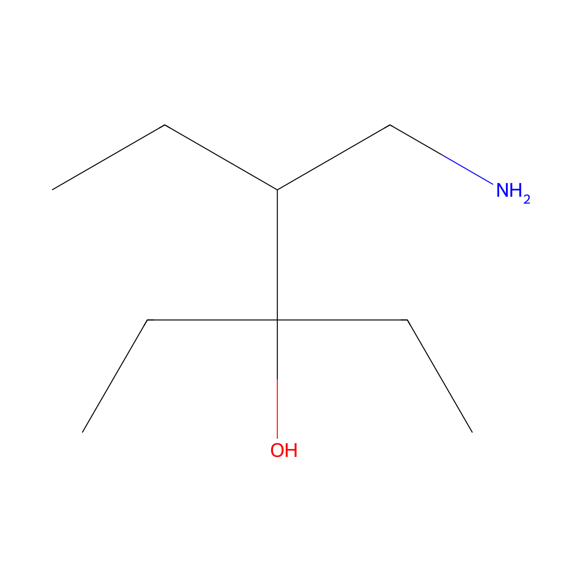 4-(Aminomethyl)-3-ethylhexan-3-ol molecular structure, CAS 21533-28-8