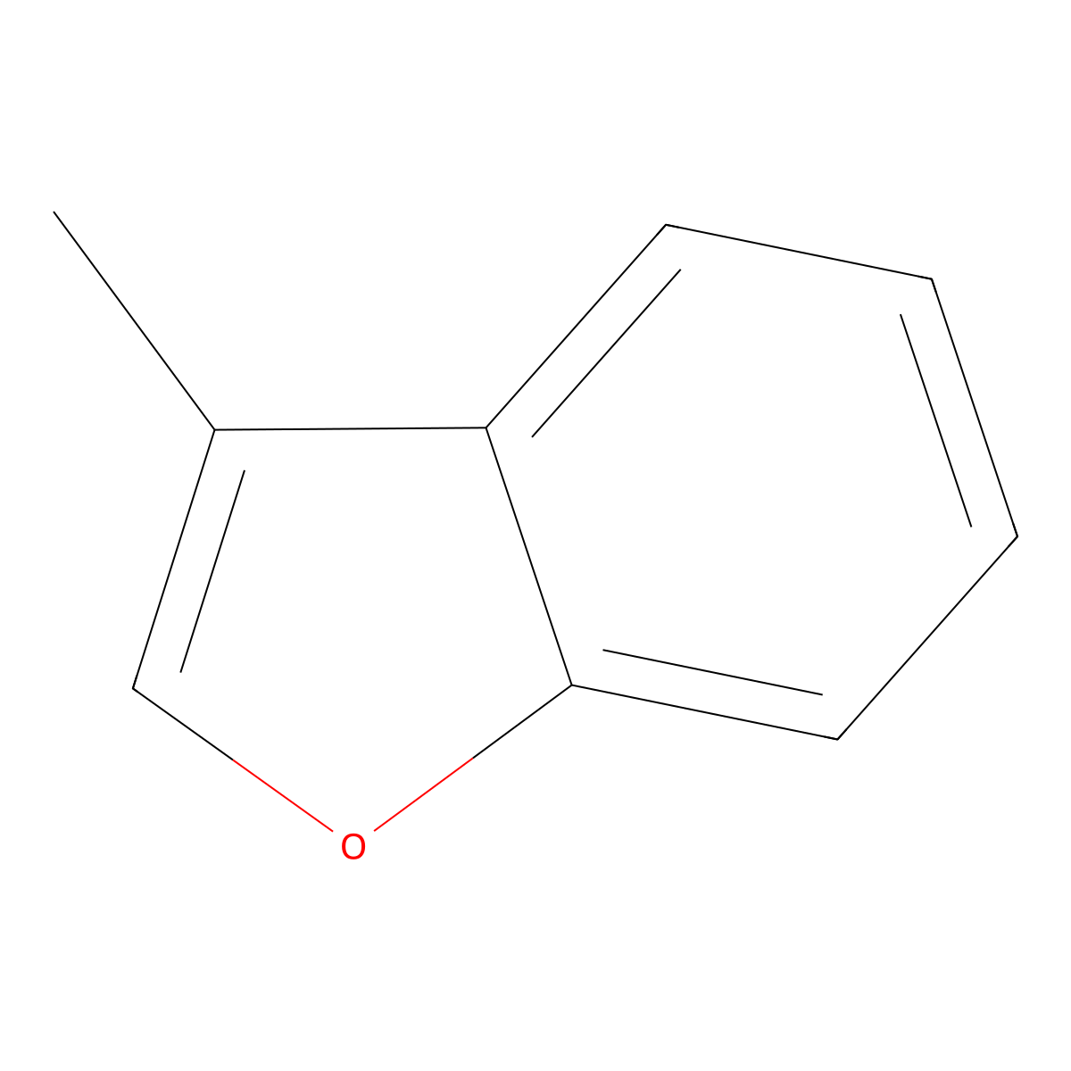3-Methylbenzofuran molecular structure, CAS 21535-97-7