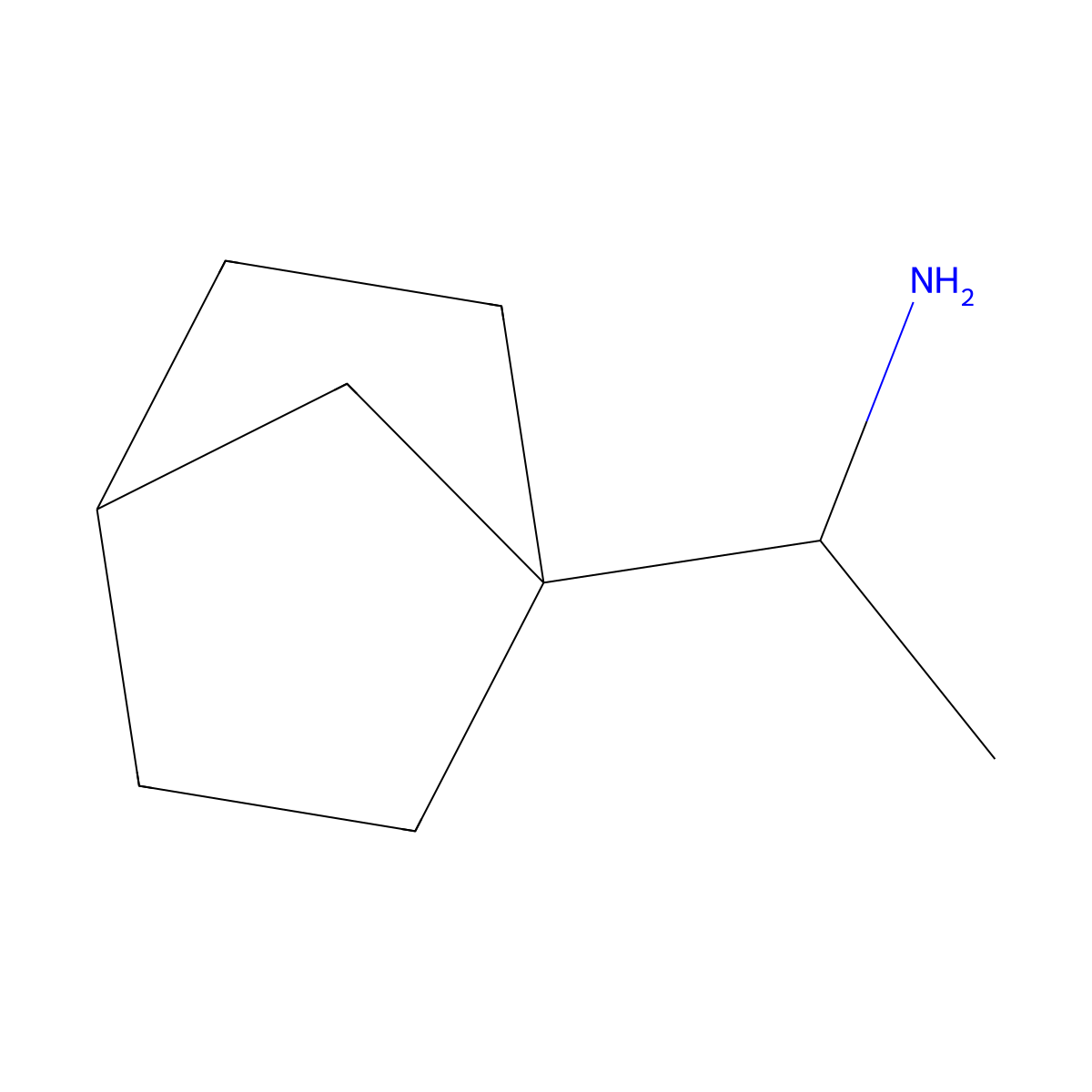 1-{Bicyclo[2.2.1]heptan-1-yl}ethan-1-amine molecular structure, CAS 2154197-46-1