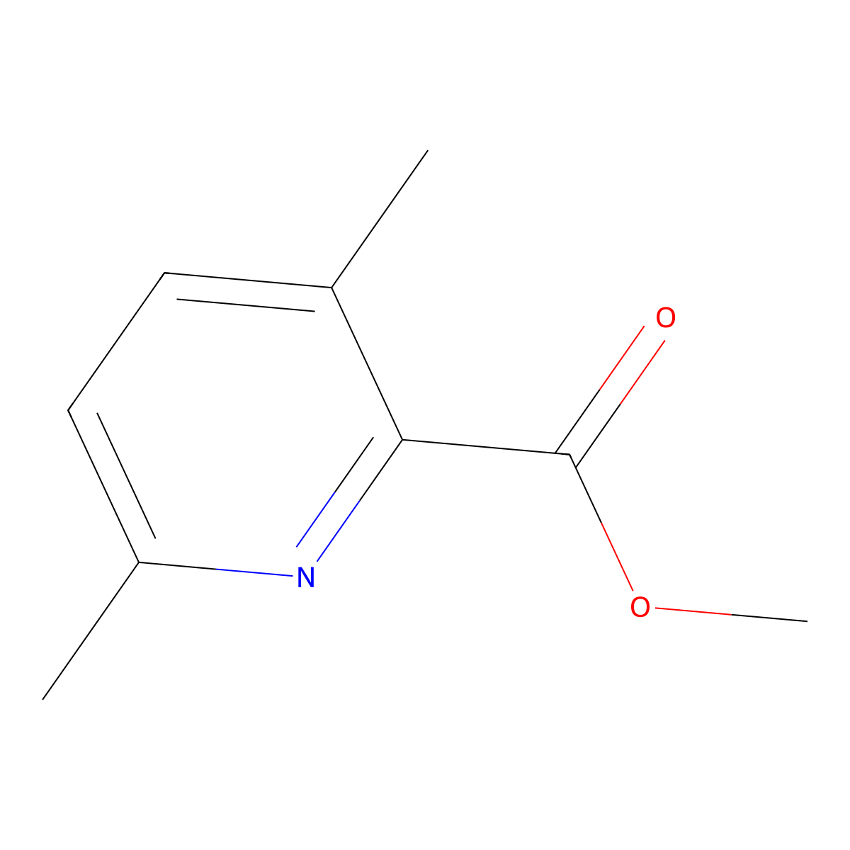 Methyl 3,6-dimethylpicolinate molecular structure, CAS 215436-32-1