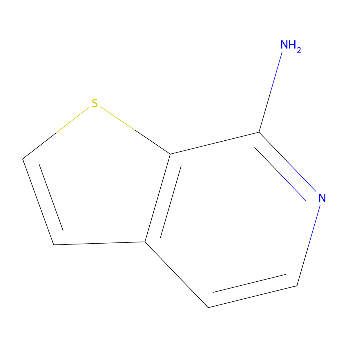 Thieno[2,3-c]pyridin-7-amine molecular structure, CAS 215454-72-1