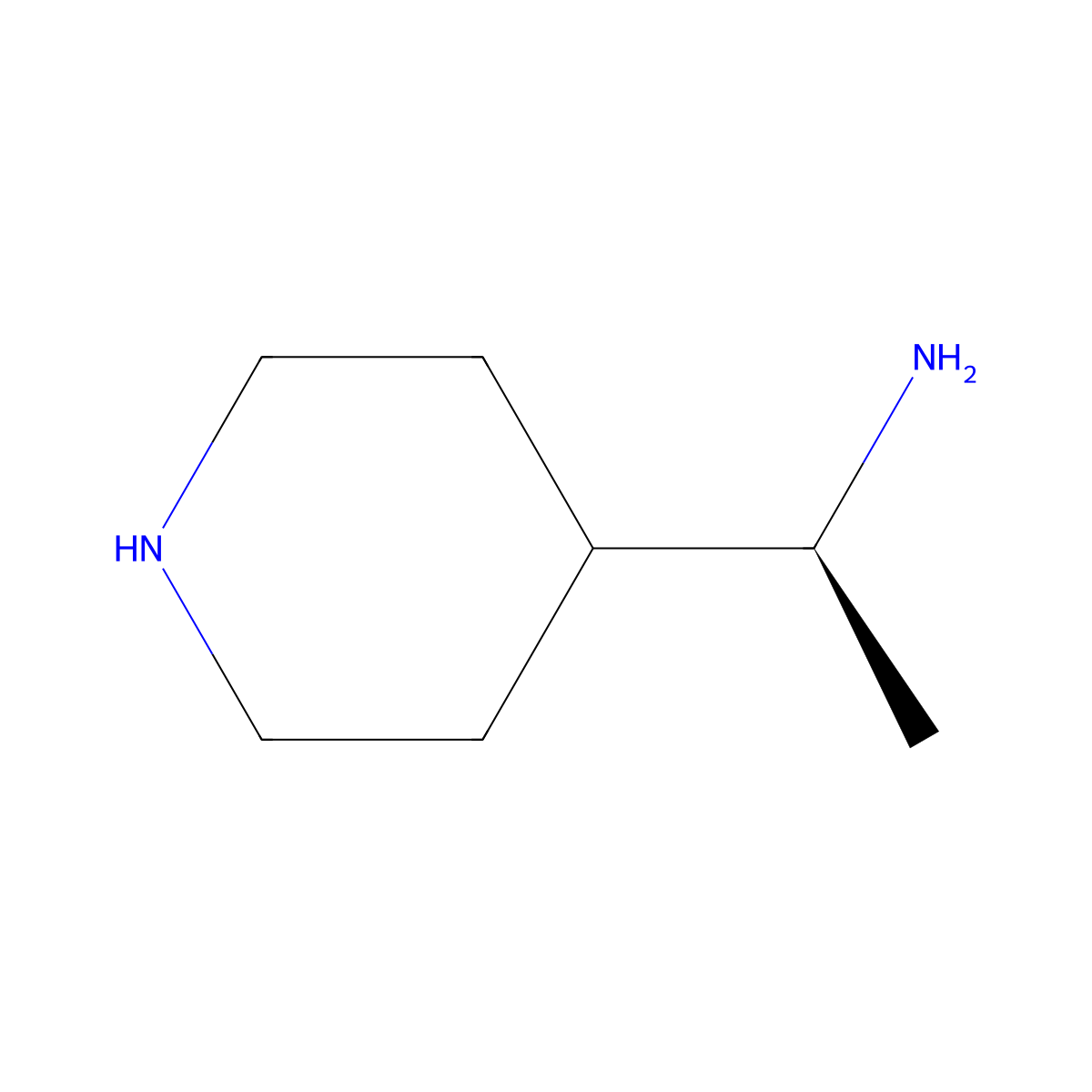 (1S)-1-(piperidin-4-yl)ethan-1-amine molecular structure, CAS 2154786-62-4