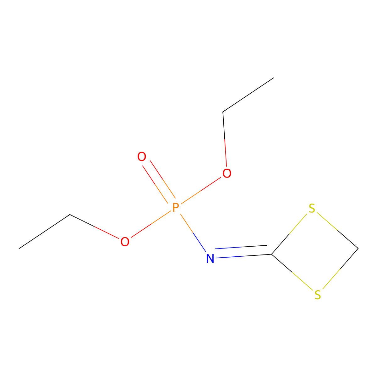 Fosthietan molecular structure, CAS 21548-32-3