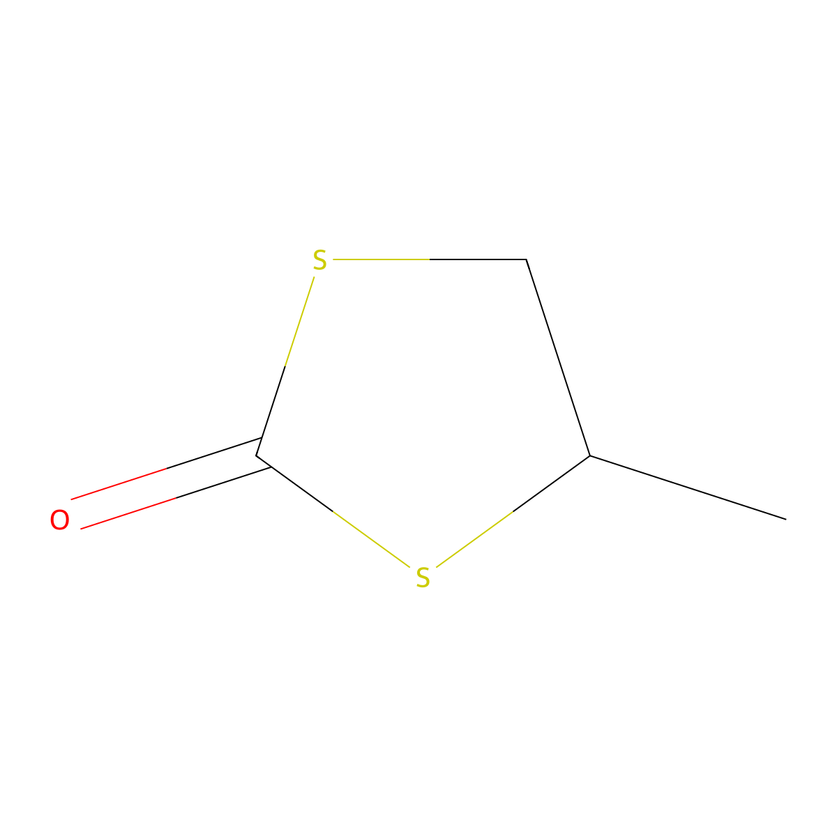 4-Methyl-1,3-dithiolan-2-one molecular structure, CAS 21548-49-2