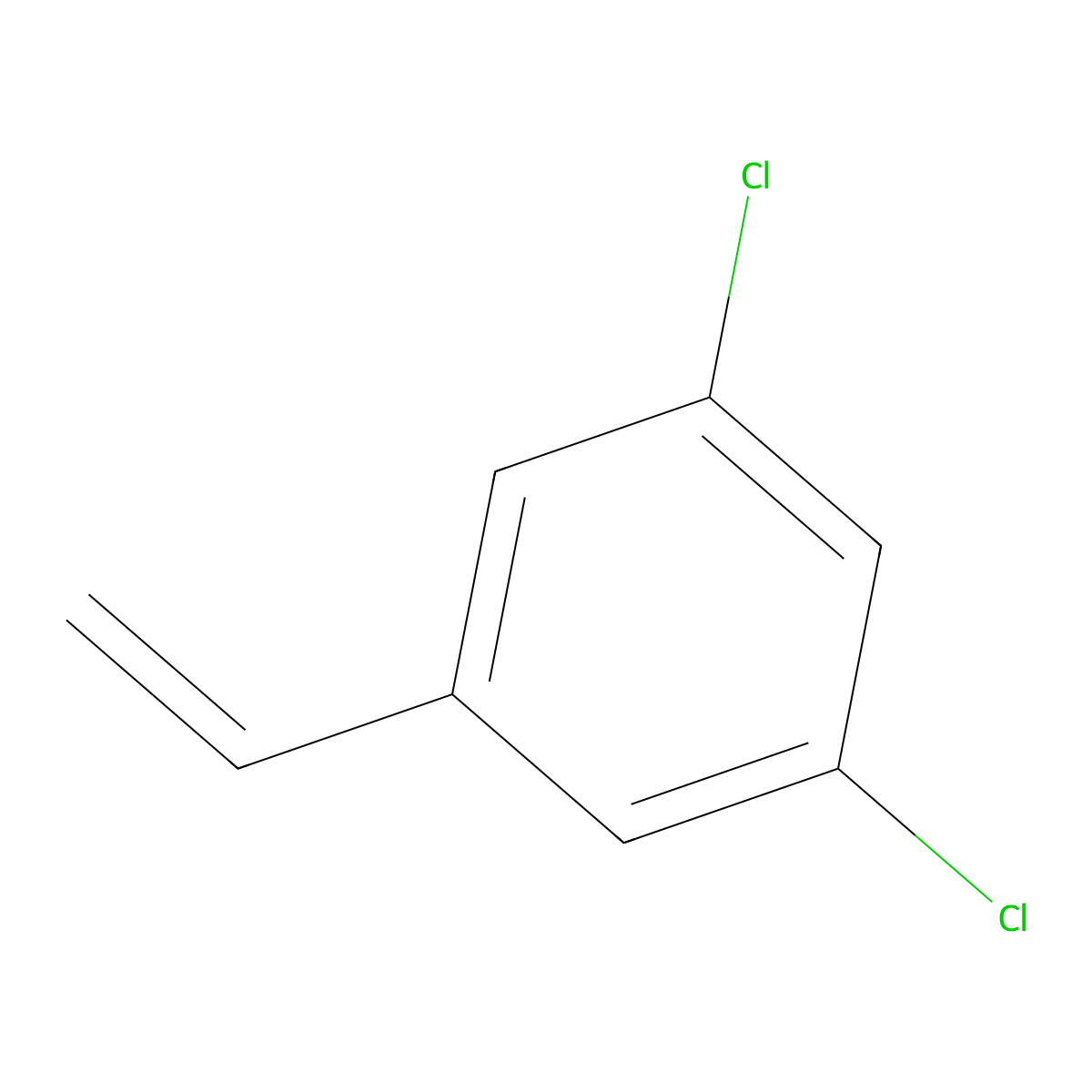 3,5-Dichlorostyrene molecular structure, CAS 2155-42-2