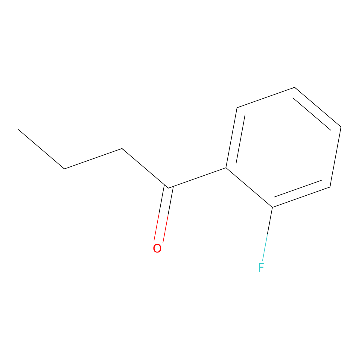 1-(2-Fluorophenyl)butan-1-one molecular structure, CAS 21550-03-8