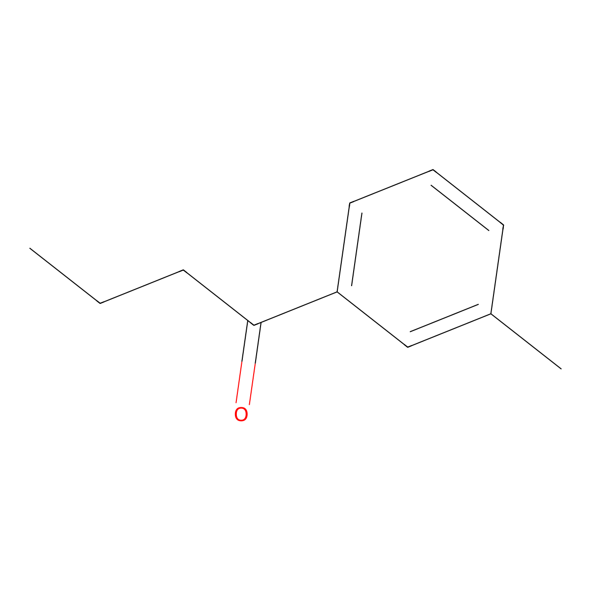 3'-Methylbutyrophenone molecular structure, CAS 21550-12-9