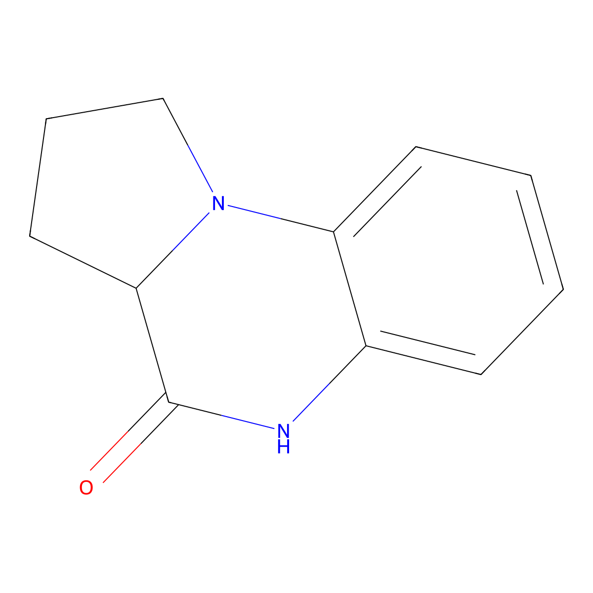 1,2,3,3a-Tetrahydropyrrolo[1,2-a]quinoxalin-4(5h)-one molecular structure, CAS 21550-86-7