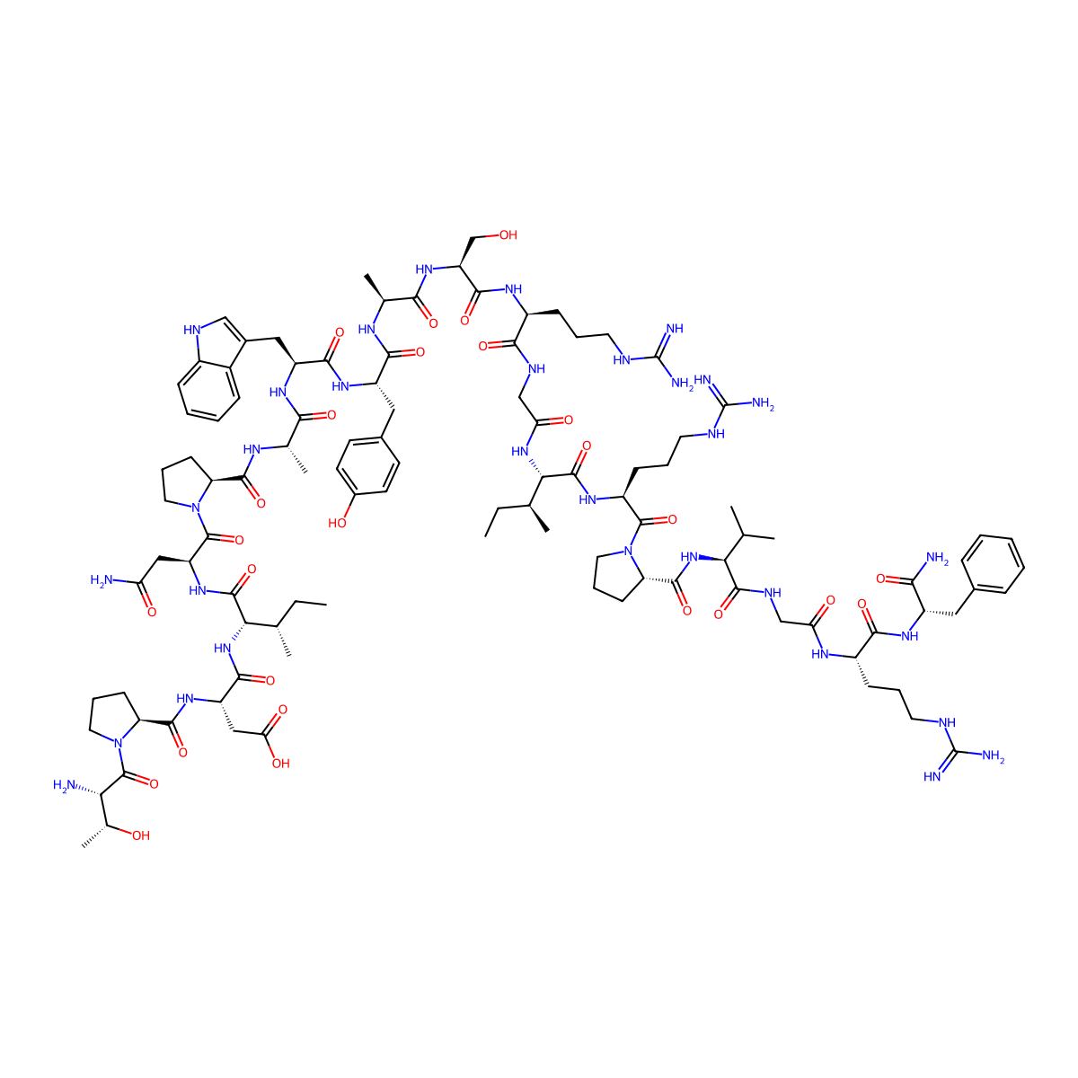 Prolactin Releasing Peptide (12-31), human molecular structure, CAS 215510-22-8