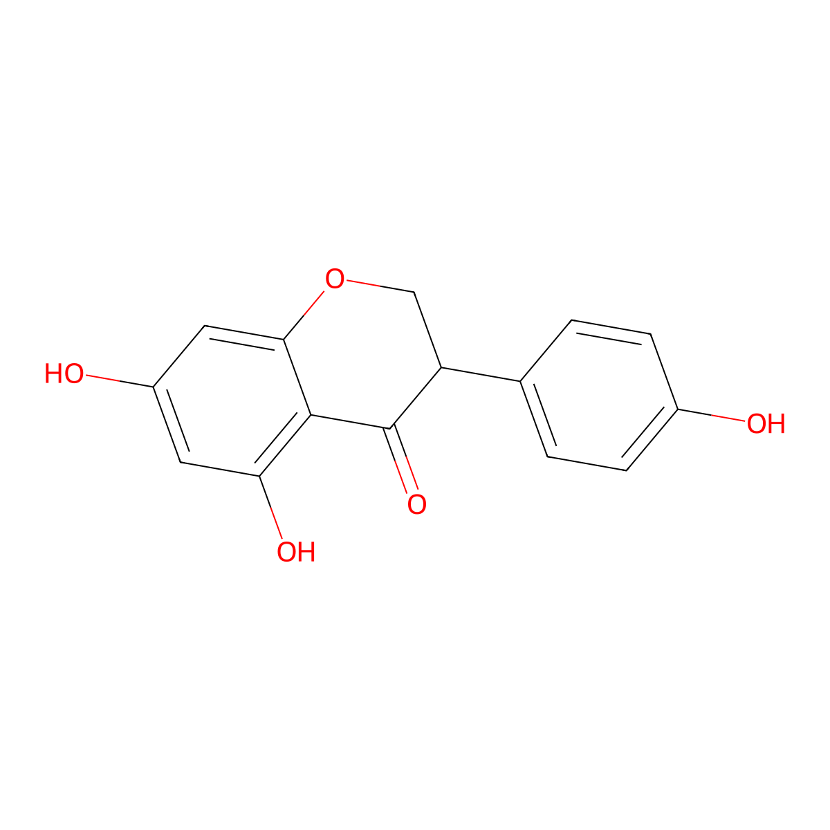 Dihydrogenistein molecular structure, CAS 21554-71-2