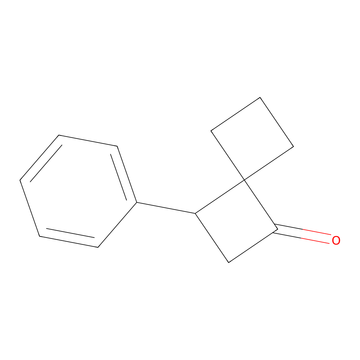 3-Phenylspiro[3.3]heptan-1-one molecular structure, CAS 2155582-28-6
