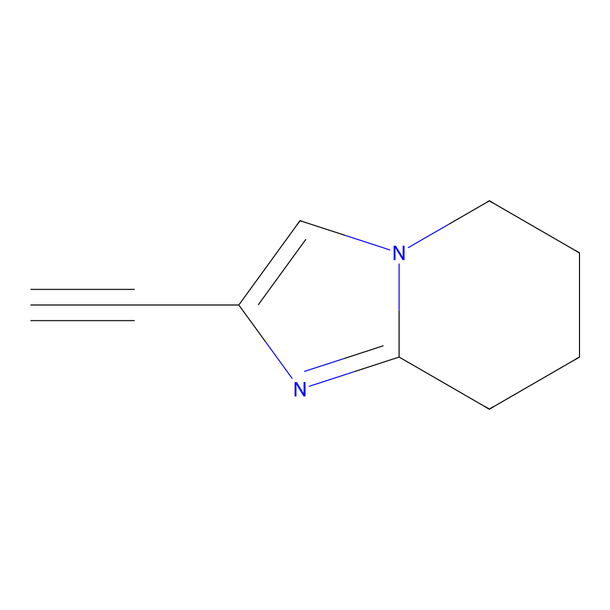 2-Ethynyl-5,6,7,8-tetrahydroimidazo[1,2-a]pyridine molecular structure, CAS 2155679-68-6