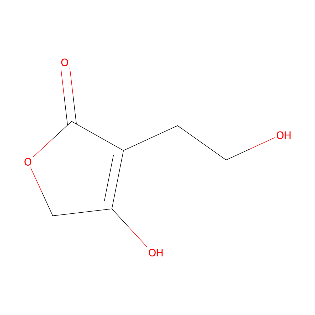 4-Hydroxy-3-(2-hydroxyethyl)-2,5-dihydrofuran-2-one molecular structure, CAS 2155806-46-3