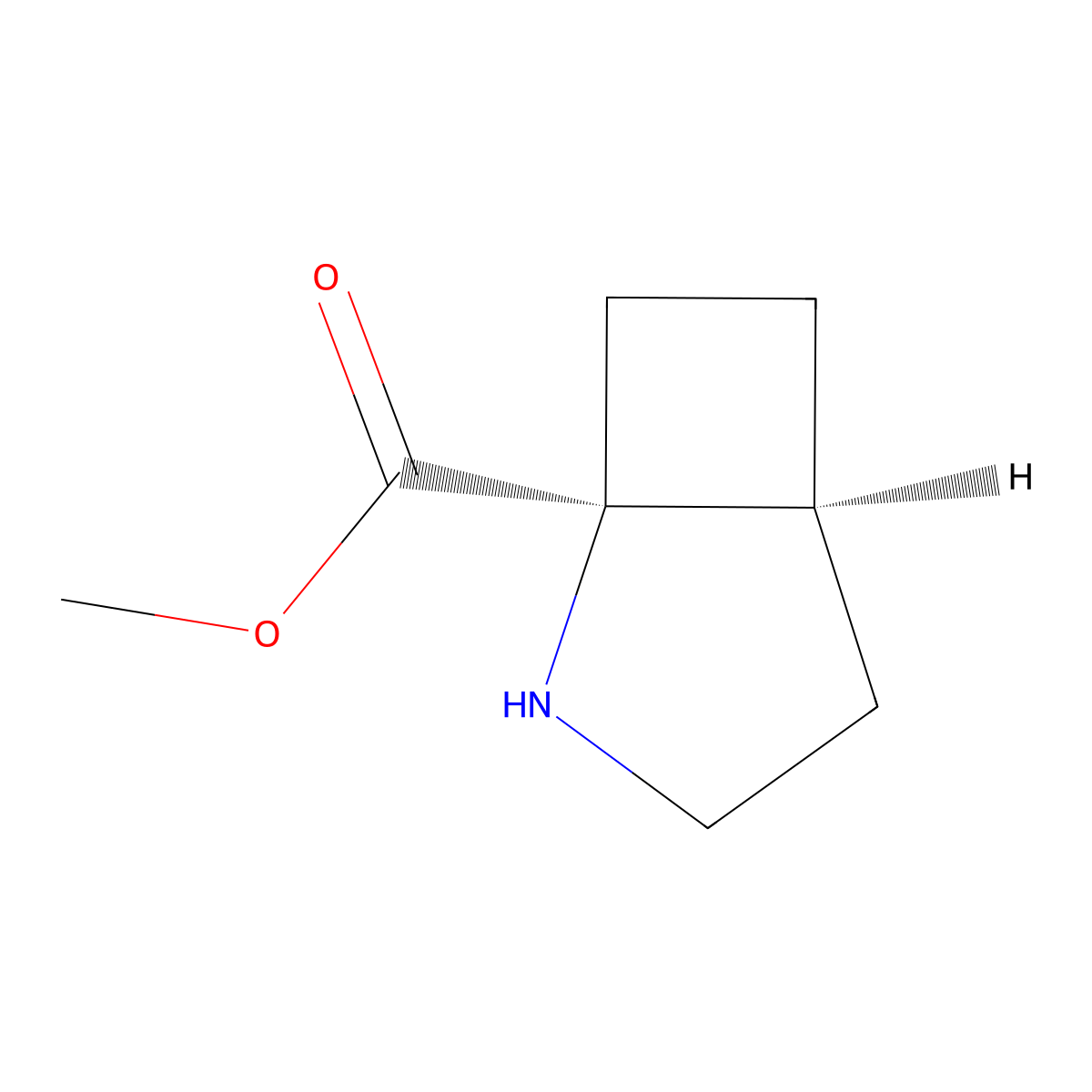 rac-methyl (1R,5R)-2-azabicyclo[3.2.0]heptane-1-carboxylate molecular structure, CAS 2155840-00-7