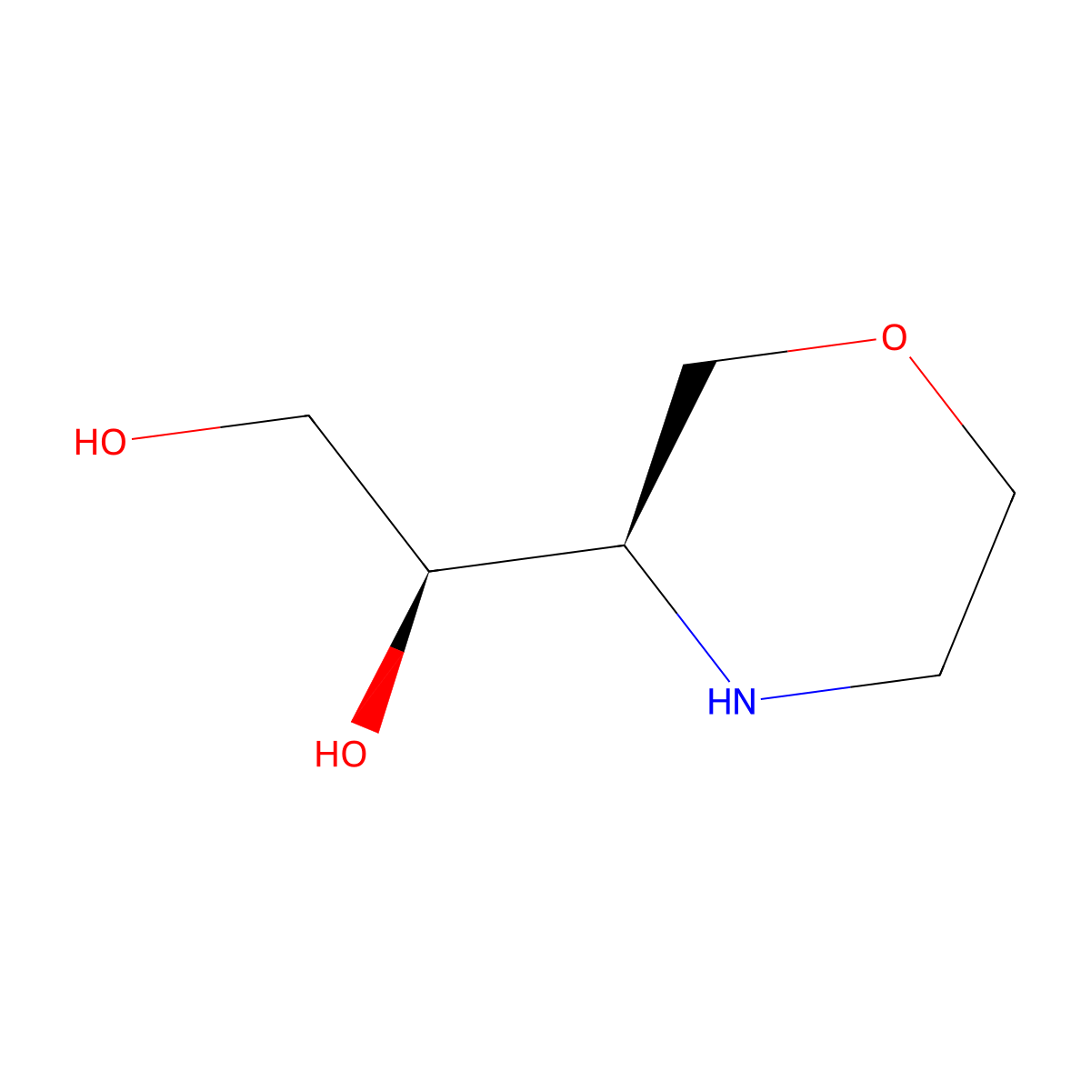 (1R)-1-[(3R)-morpholin-3-yl]ethane-1,2-diol molecular structure, CAS 2155840-78-9