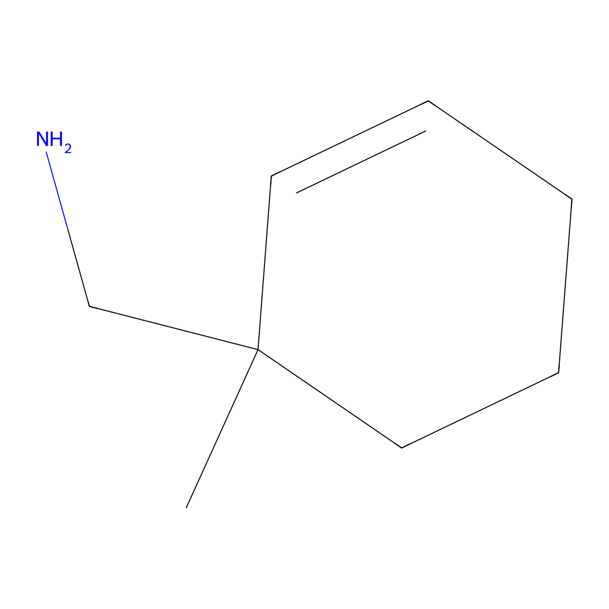 1-(1-Methylcyclohex-2-en-1-yl)methanamine molecular structure, CAS 2155852-04-1