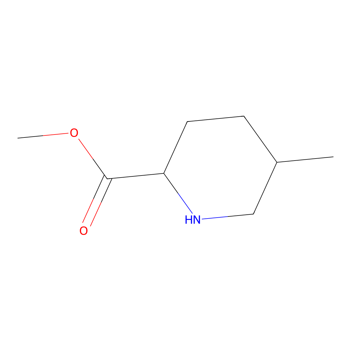 Methyl 5-methylpiperidine-2-carboxylate molecular structure, CAS 2155852-18-7