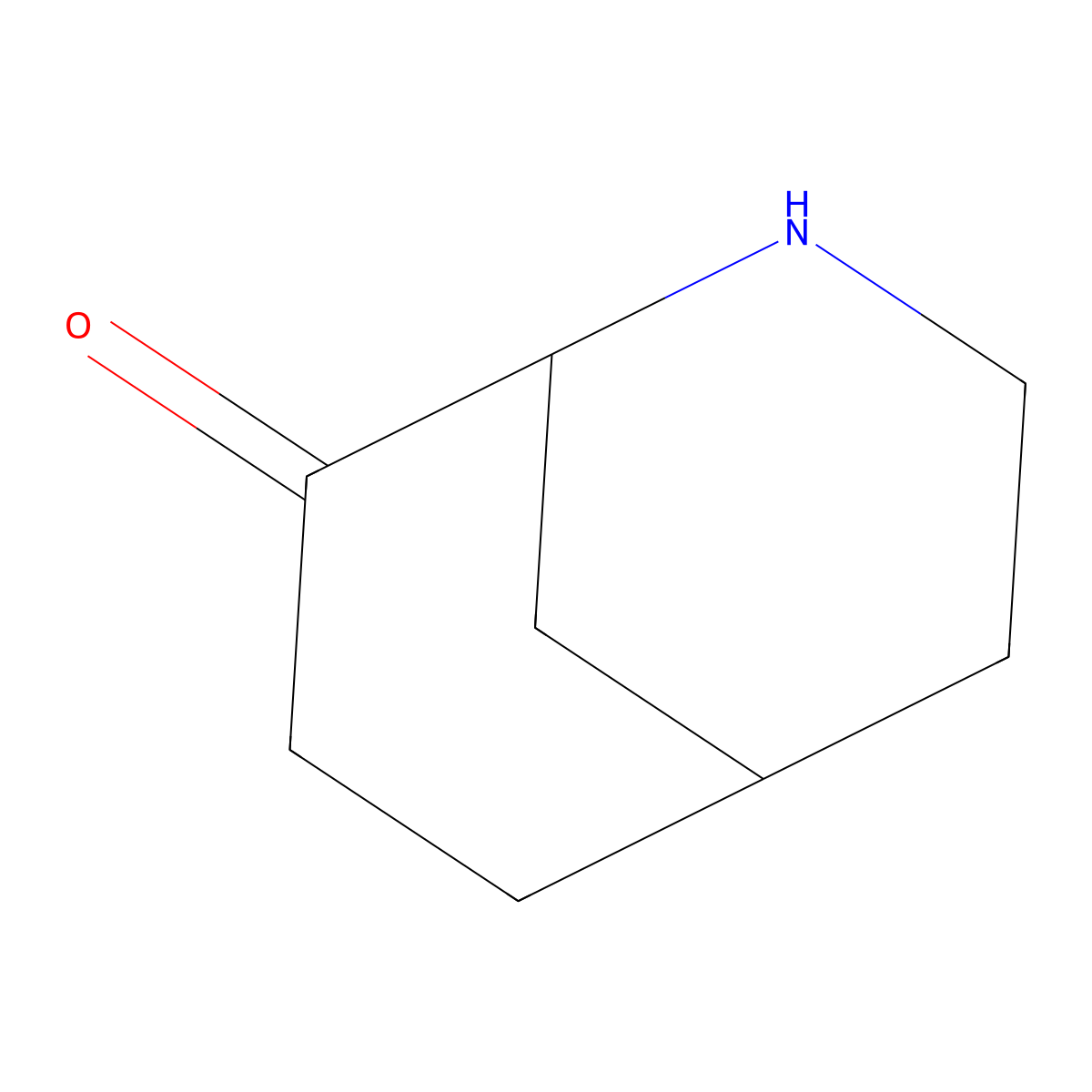 2-Azabicyclo[3.3.1]nonan-8-one molecular structure, CAS 2155855-16-4