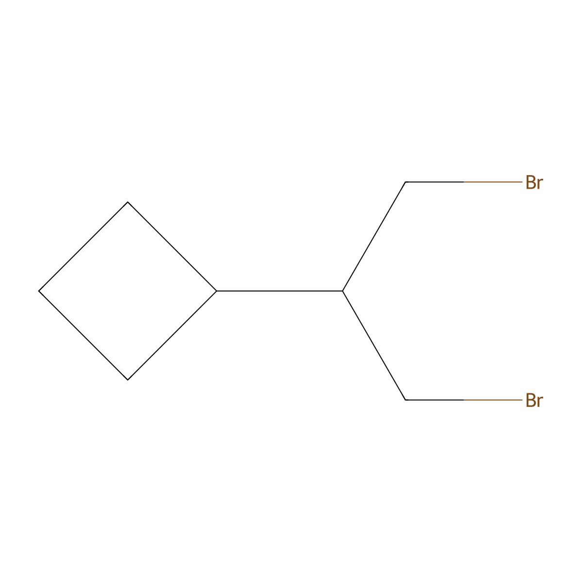 (1,3-Dibromopropan-2-yl)cyclobutane molecular structure, CAS 2155855-33-5