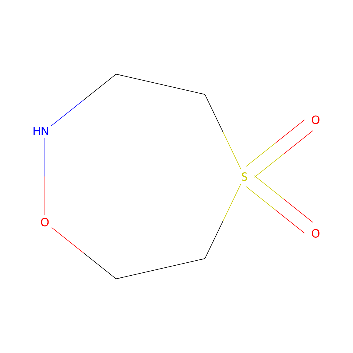 1,5lambda6,2-Oxathiazepane-5,5-dione molecular structure, CAS 2155856-52-1