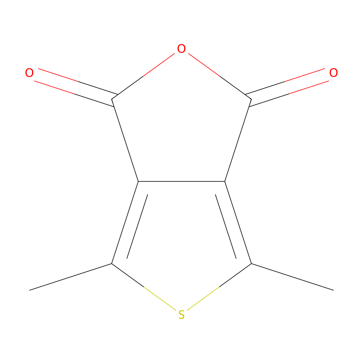 dimethyl-1H,3H-thieno[3,4-c]furan-1,3-dione molecular structure, CAS 2155856-63-4