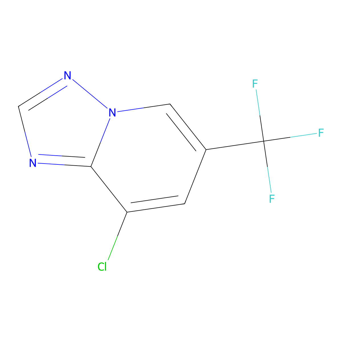 8-Chloro-6-(trifluoromethyl)-[1,2,4]triazolo[1,5-a]pyridine molecular structure, CAS 2155874-86-3