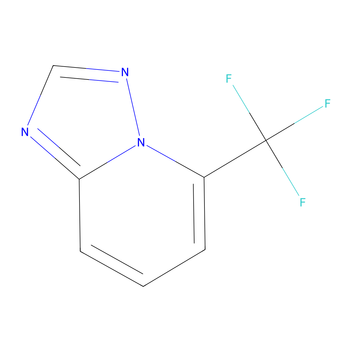 5-(Trifluoromethyl)-[1,2,4]triazolo[1,5-a]pyridine molecular structure, CAS 2155874-98-7