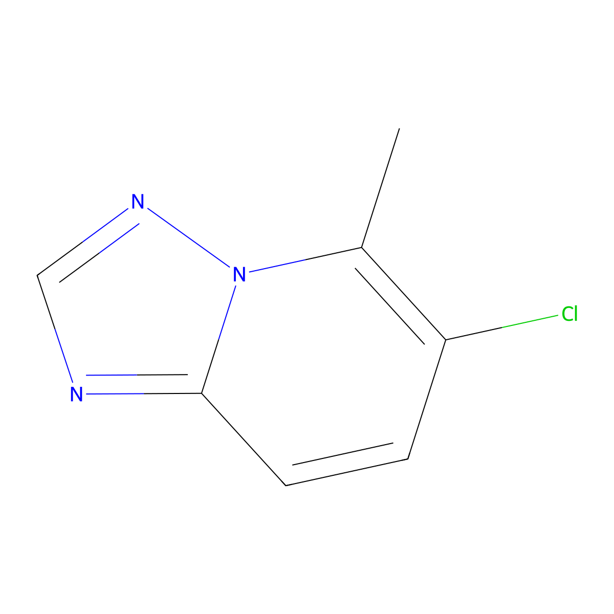 6-Chloro-5-methyl-[1,2,4]triazolo[1,5-a]pyridine molecular structure, CAS 2155875-62-8