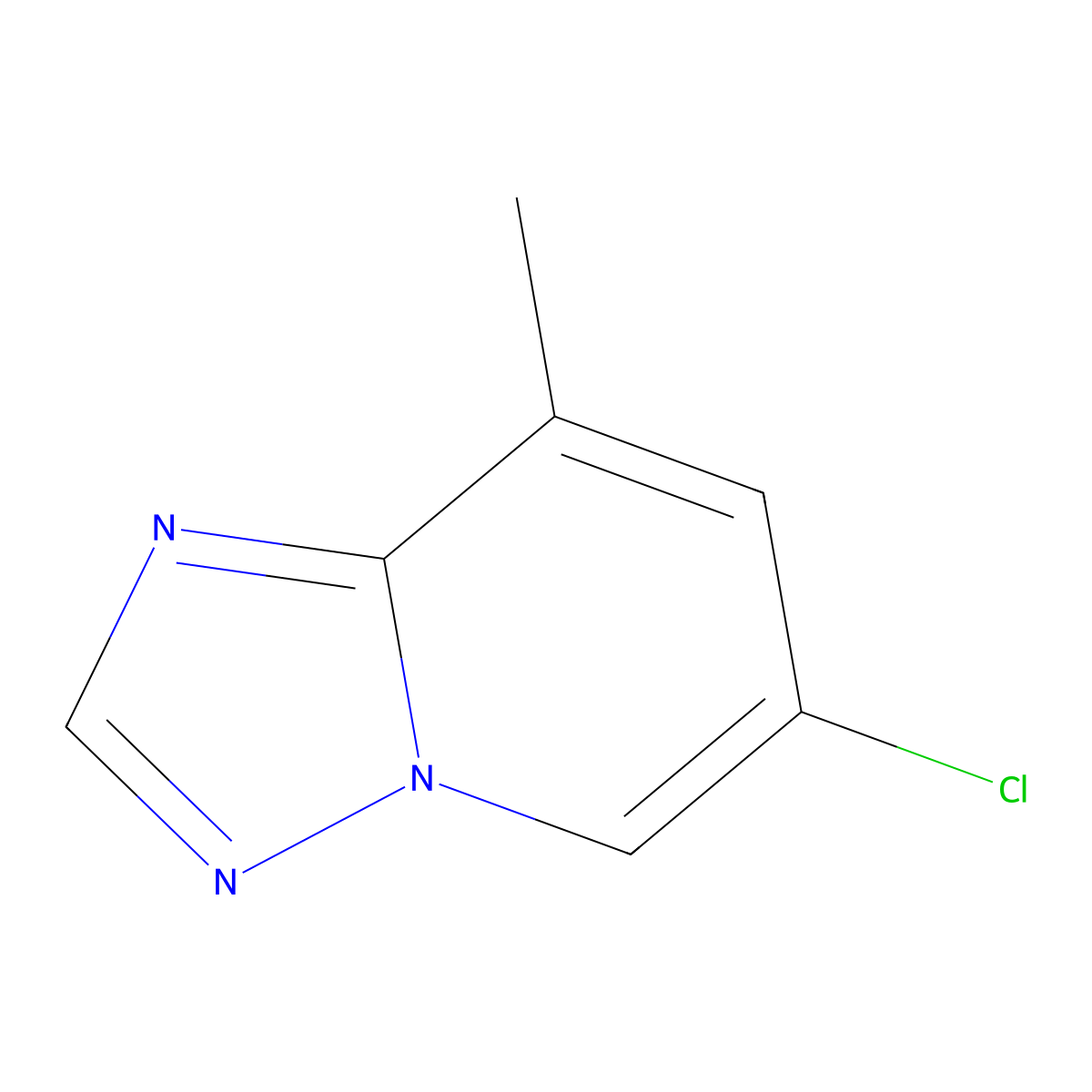 6-Chloro-8-methyl-[1,2,4]triazolo[1,5-a]pyridine molecular structure, CAS 2155875-80-0