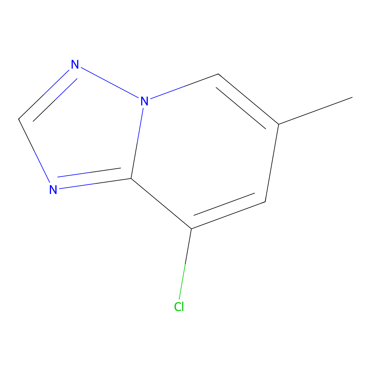 8-Chloro-6-methyl-[1,2,4]triazolo[1,5-a]pyridine molecular structure, CAS 2155876-04-1