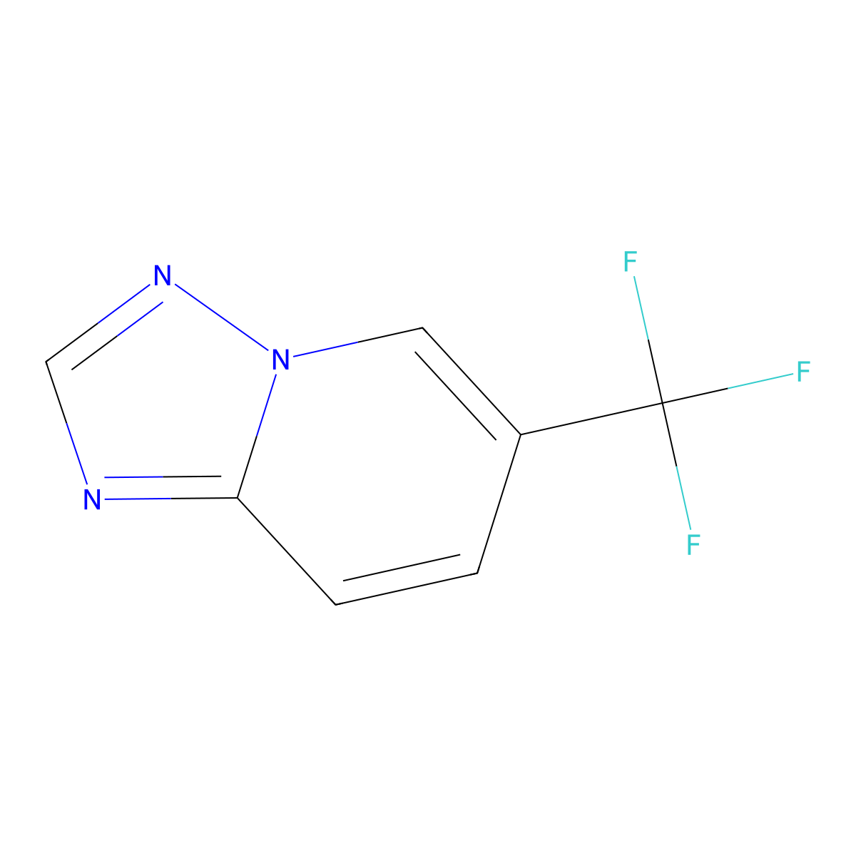 6-(Trifluoromethyl)-[1,2,4]triazolo[1,5-a]pyridine molecular structure, CAS 2155876-18-7