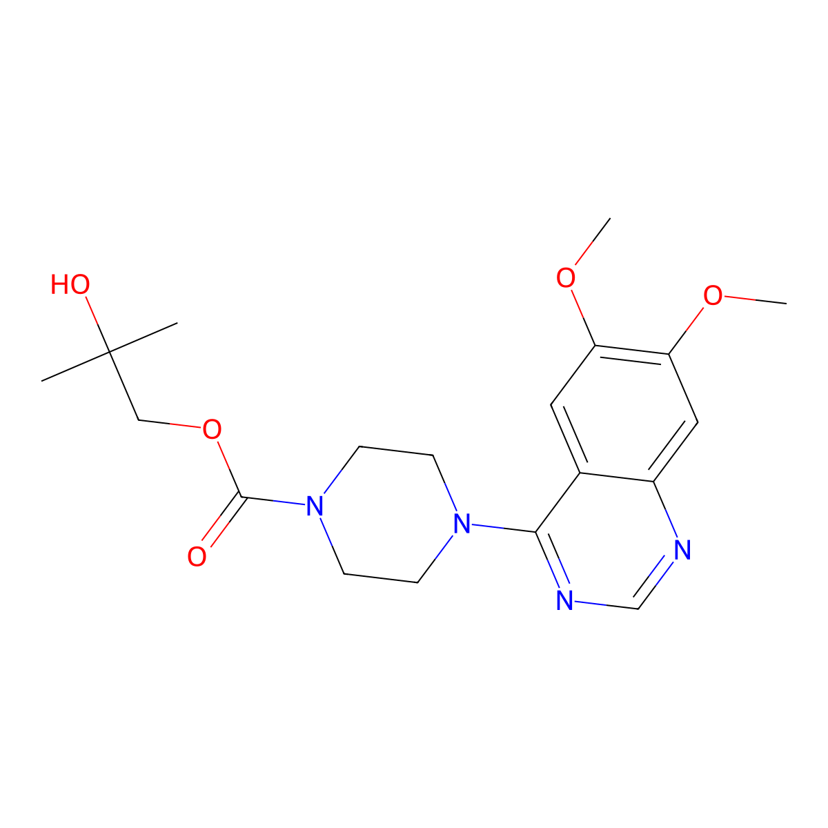 Hoquizil molecular structure, CAS 21560-59-8