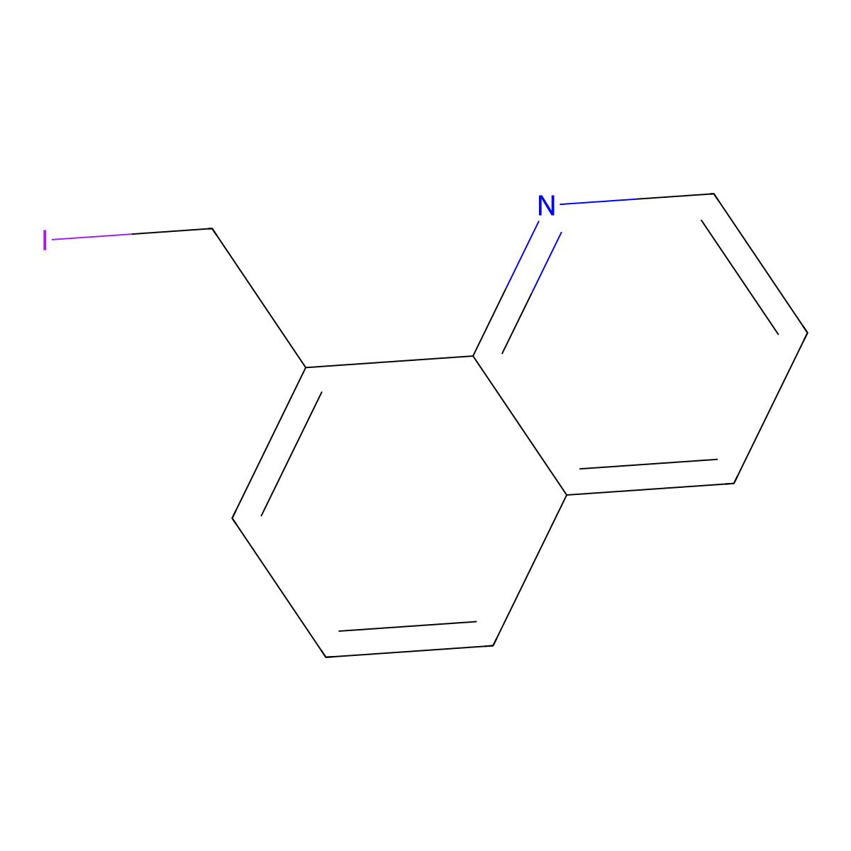 8-(Iodomethyl)quinoline molecular structure, CAS 215606-70-5