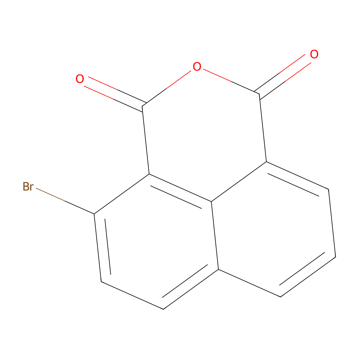 12-Bromo-3-oxatricyclo[7.3.1.0,5,13]trideca-1(13),5,7,9,11-pentaene-2,4-dione molecular structure, CAS 21563-29-1