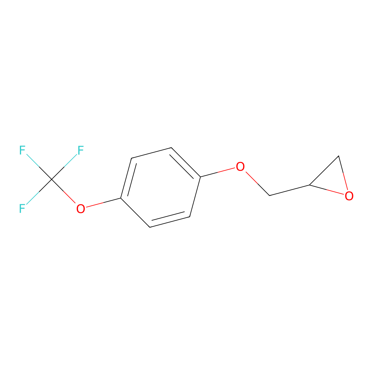 2-{[4-(Trifluoromethoxy)phenoxy]methyl}oxirane molecular structure, CAS 215654-95-8