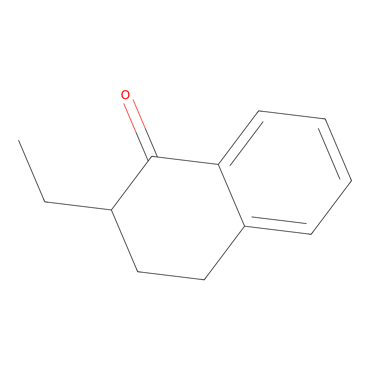 2-Ethyl-3,4-dihydro-2H-naphthalen-1-one molecular structure, CAS 21568-62-7