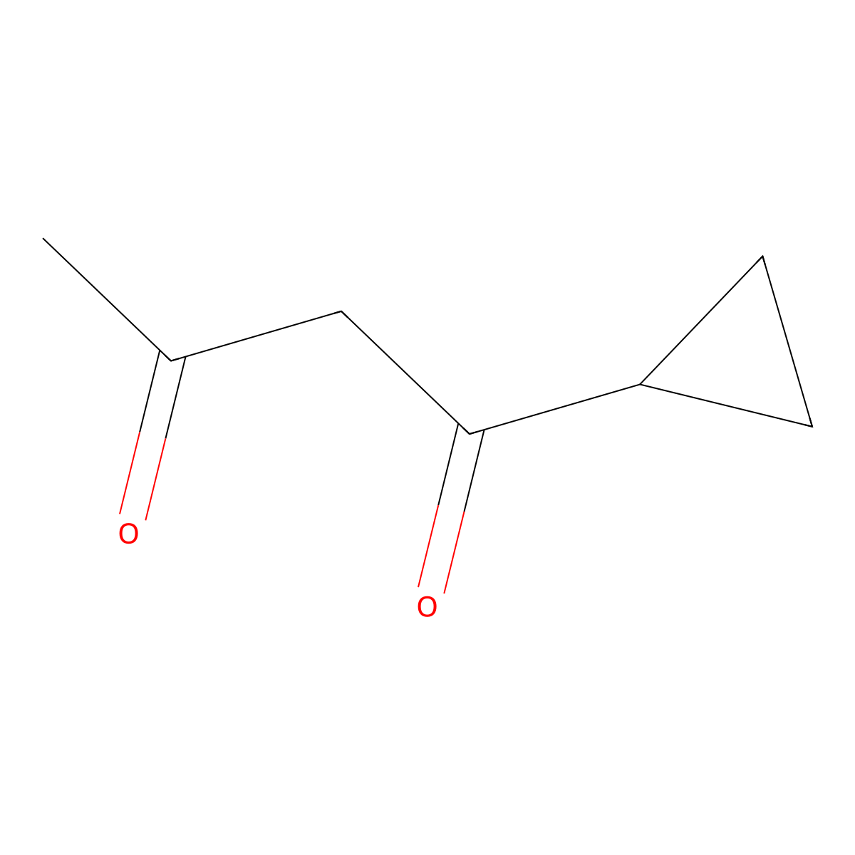 1-Cyclopropylbutane-1,3-dione molecular structure, CAS 21573-10-4