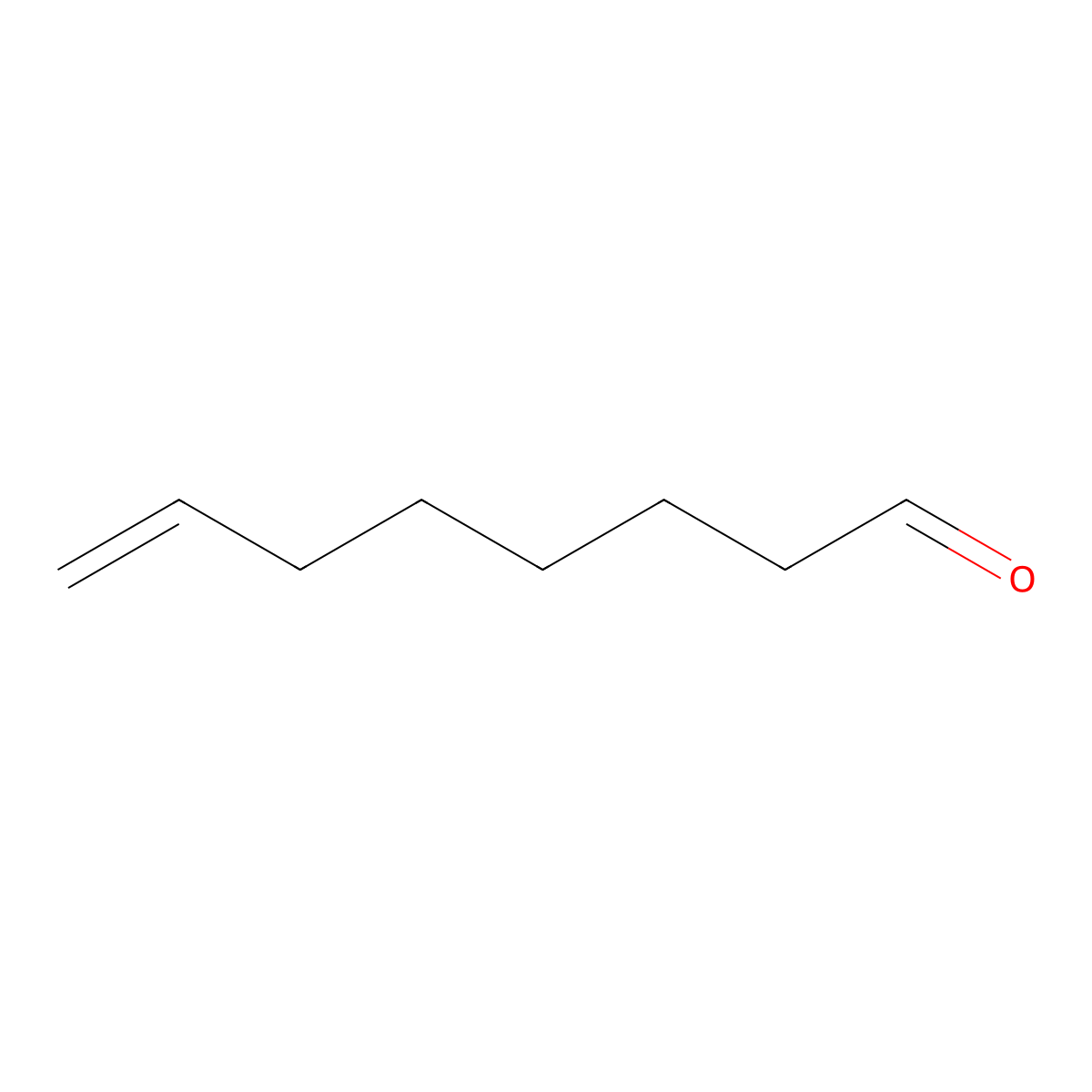 7-Octenal molecular structure, CAS 21573-31-9