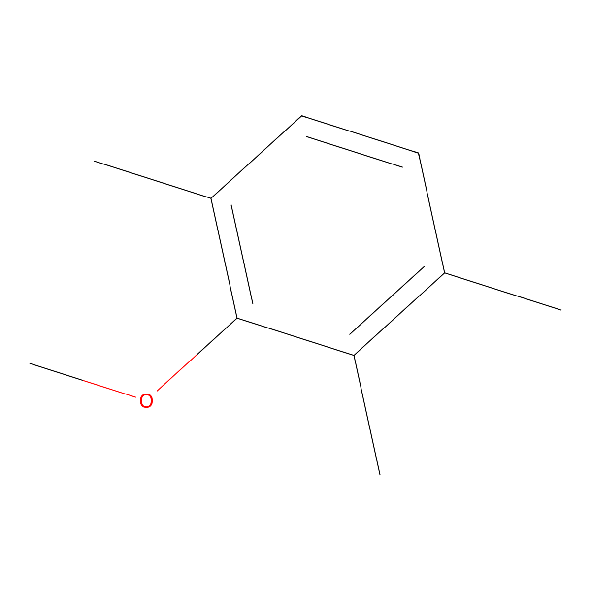 2-Methoxy-1,3,4-trimethylbenzene molecular structure, CAS 21573-36-4